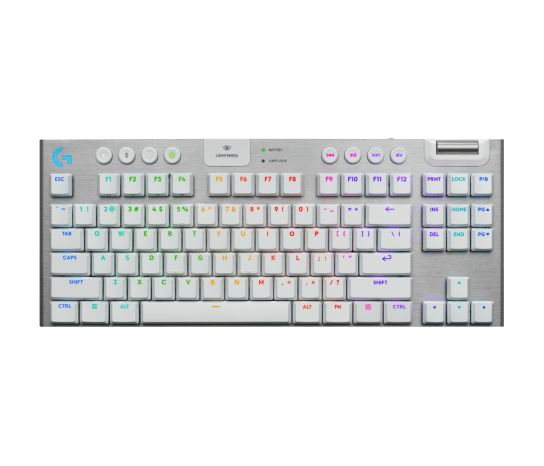 Logitech G915 X LIGHTSPEED TKL Wireless Gaming Keyboard – White/Black Logitech G915 X LIGHTSPEED TKL Wireless Gaming Keyboard – White/Black